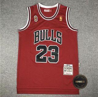 Michael Jordan Chicago Bulls NBA Finals 1995-96 Authentic Hardwood Cla -  Throwback