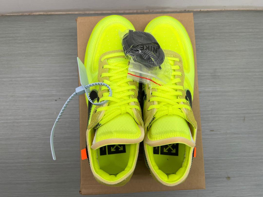 Nike X Off White Air Force 1 Volt Men s Fashion Footwear
