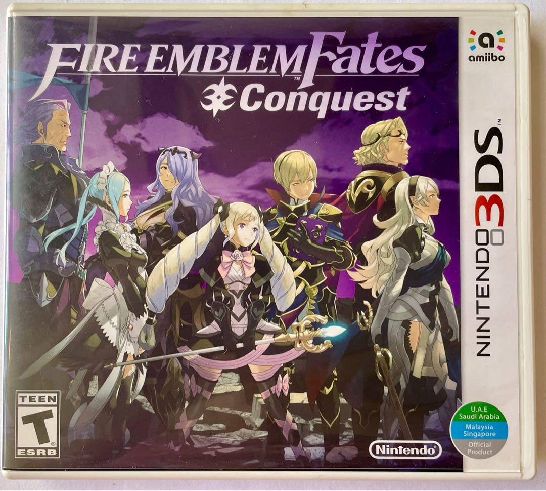 Nintendo 3DS Fire Emblem Fates Conquest, Video Gaming, Video Games