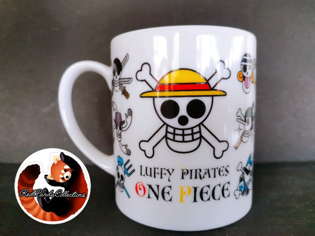 One Piece Mug : Luffy Pirates, Furniture & Home Living, Kitchenware &  Tableware, Dinnerware & Cutlery on Carousell
