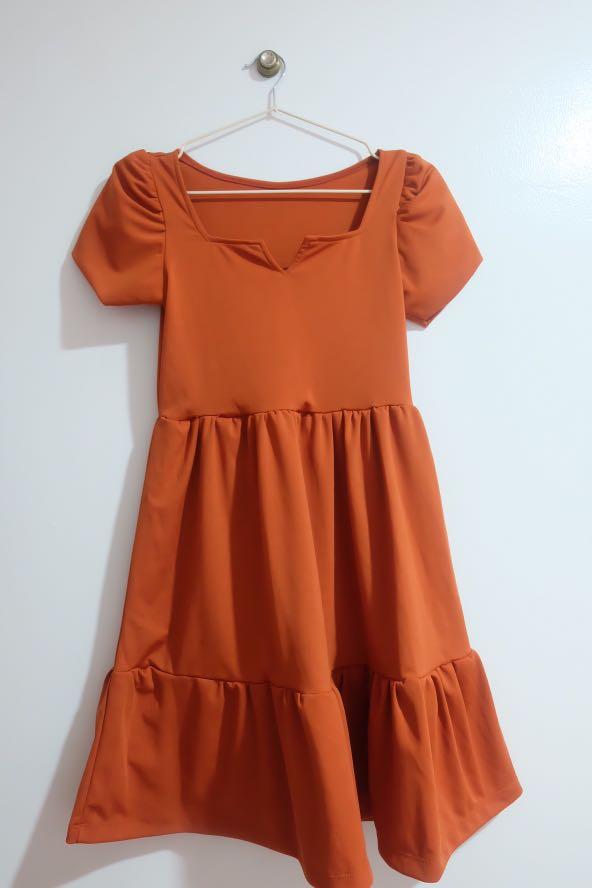 sachin and babi light blue dress womens chic halter neck sleeveless dress rust brown ruched