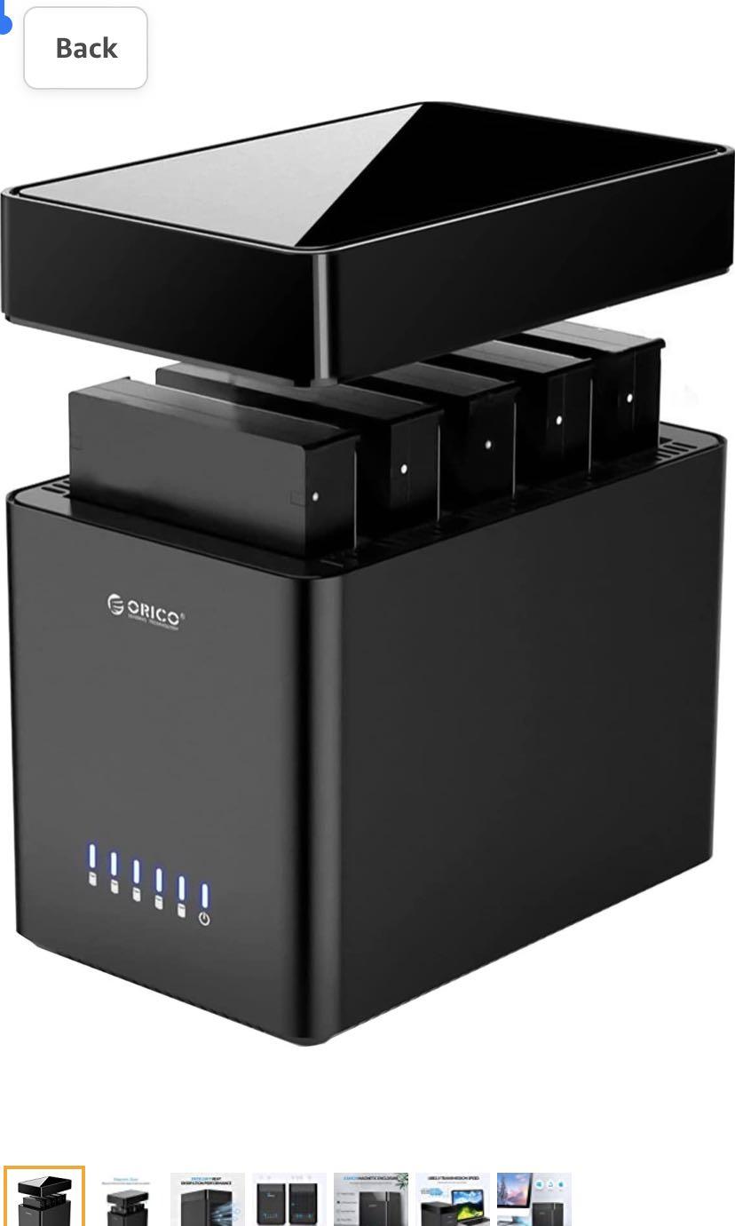 ORICO 5 Bay Hard Drive Enclosure USB 3.0 to SATA 3.5 inch Enclosure