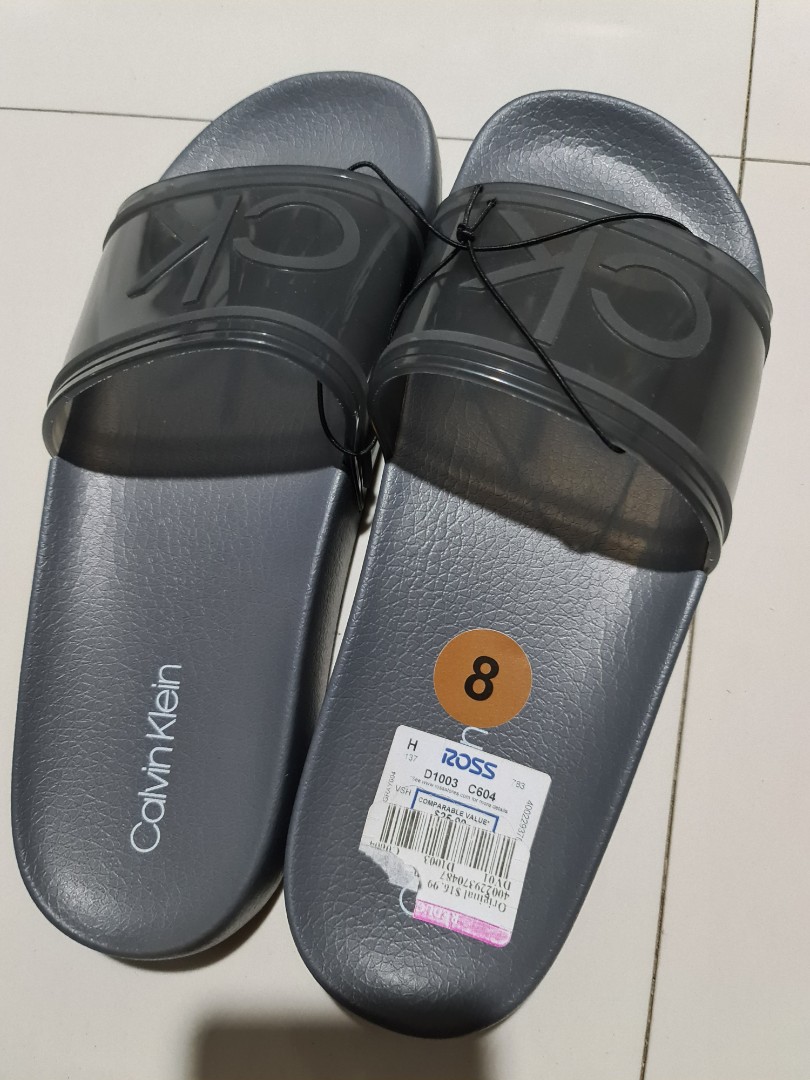 original CK slides, Men's Fashion, Footwear, Slippers & Slides on Carousell