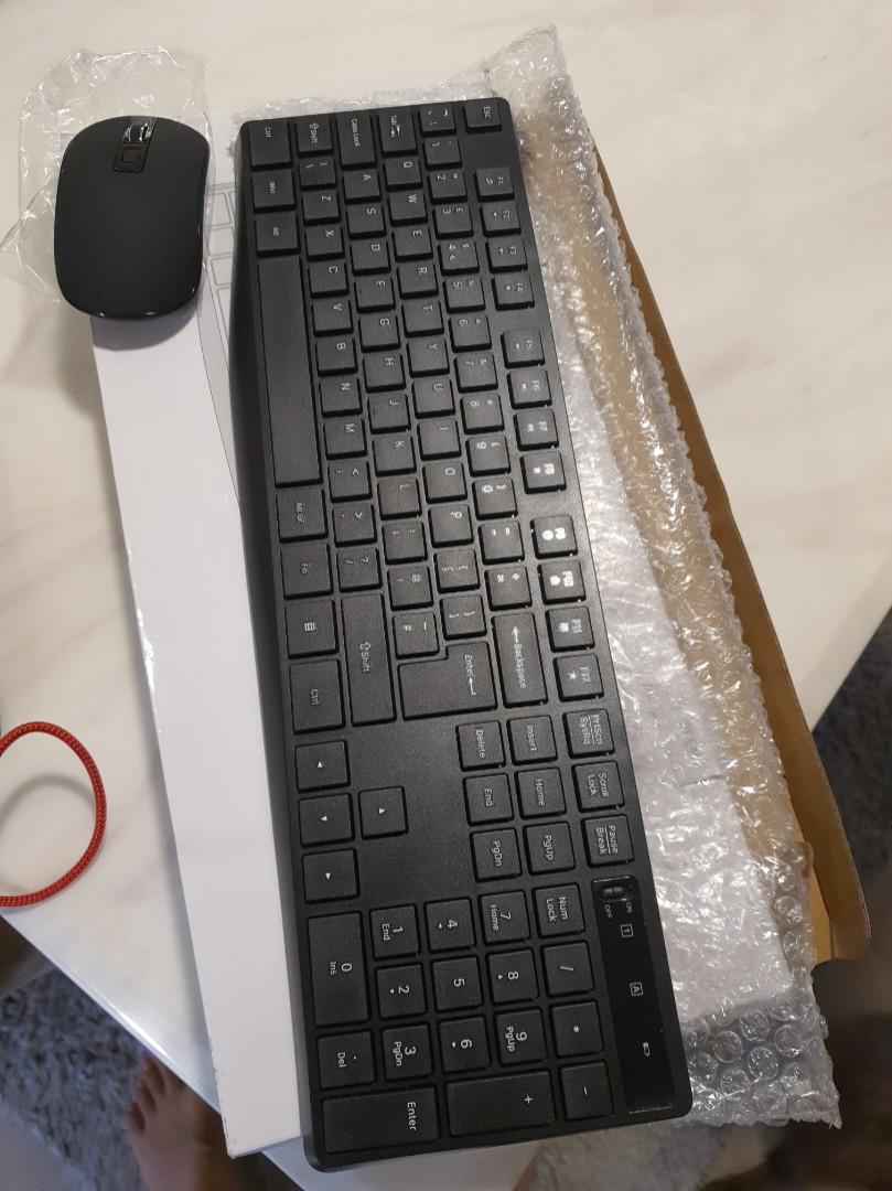PC230A Wireless Keyboard and Mouse Combo, Computers & Tech, Parts
