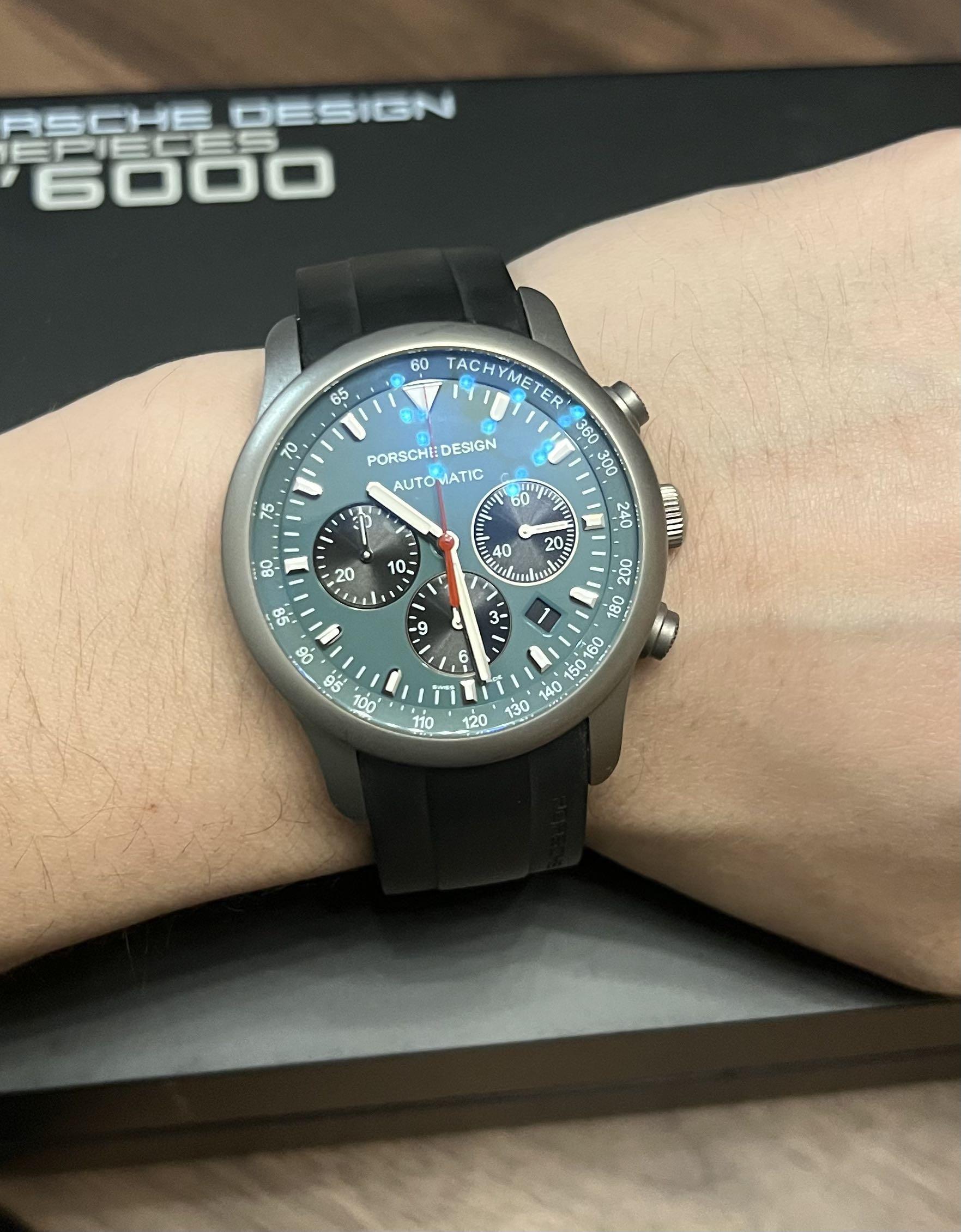 Fullset) Porsche Design Titanium Automatic Chronograph