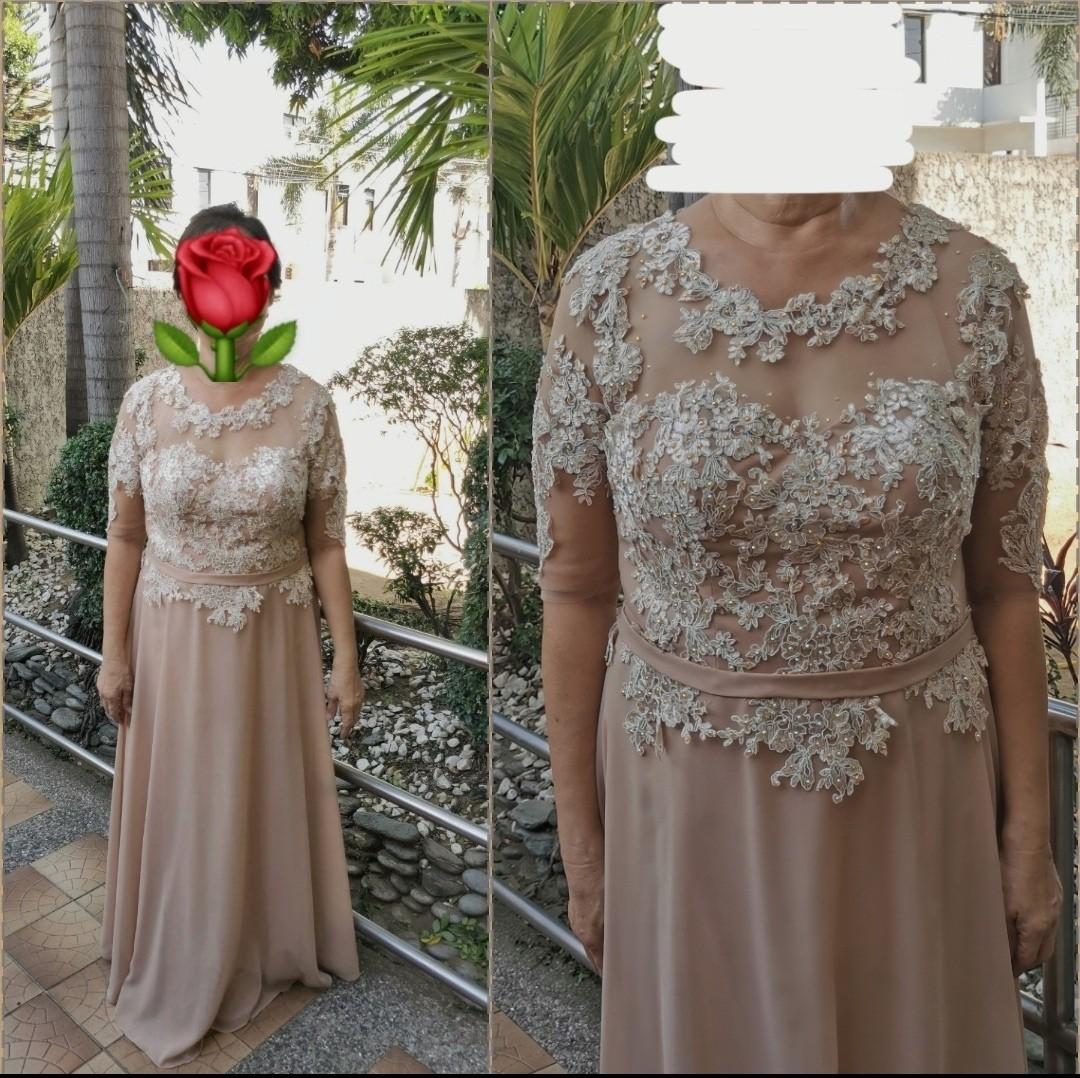 Gown for godmother sales in wedding philippines