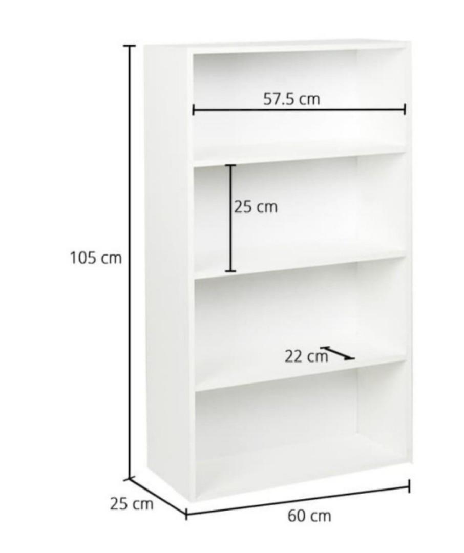Rak Buku Putih, Perabotan Rumah di Carousell