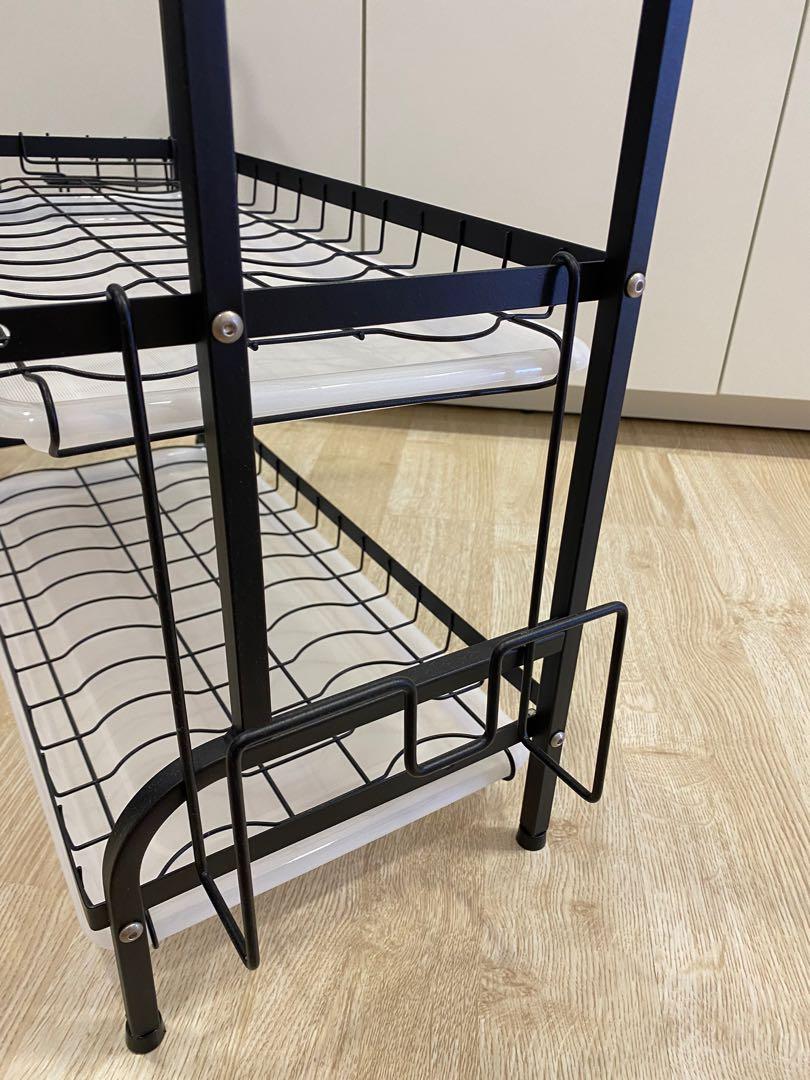 Rak Pinggan Stainless Steel Dish Rack Rak Dapur Kitchen Dish Drainer