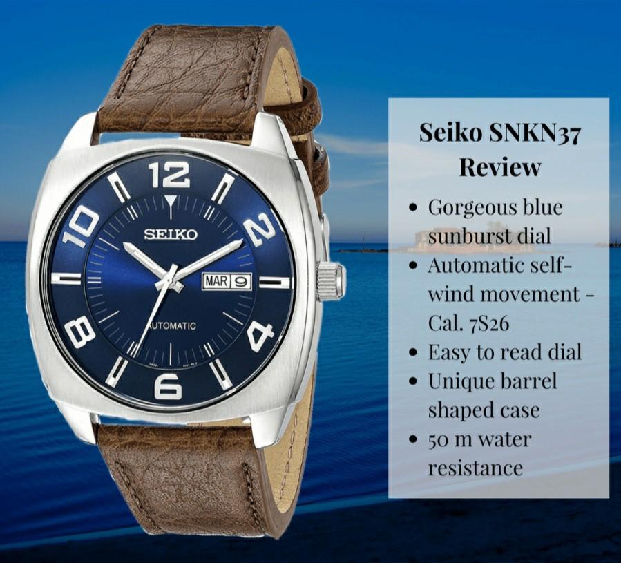 Seiko deals snkn37 review