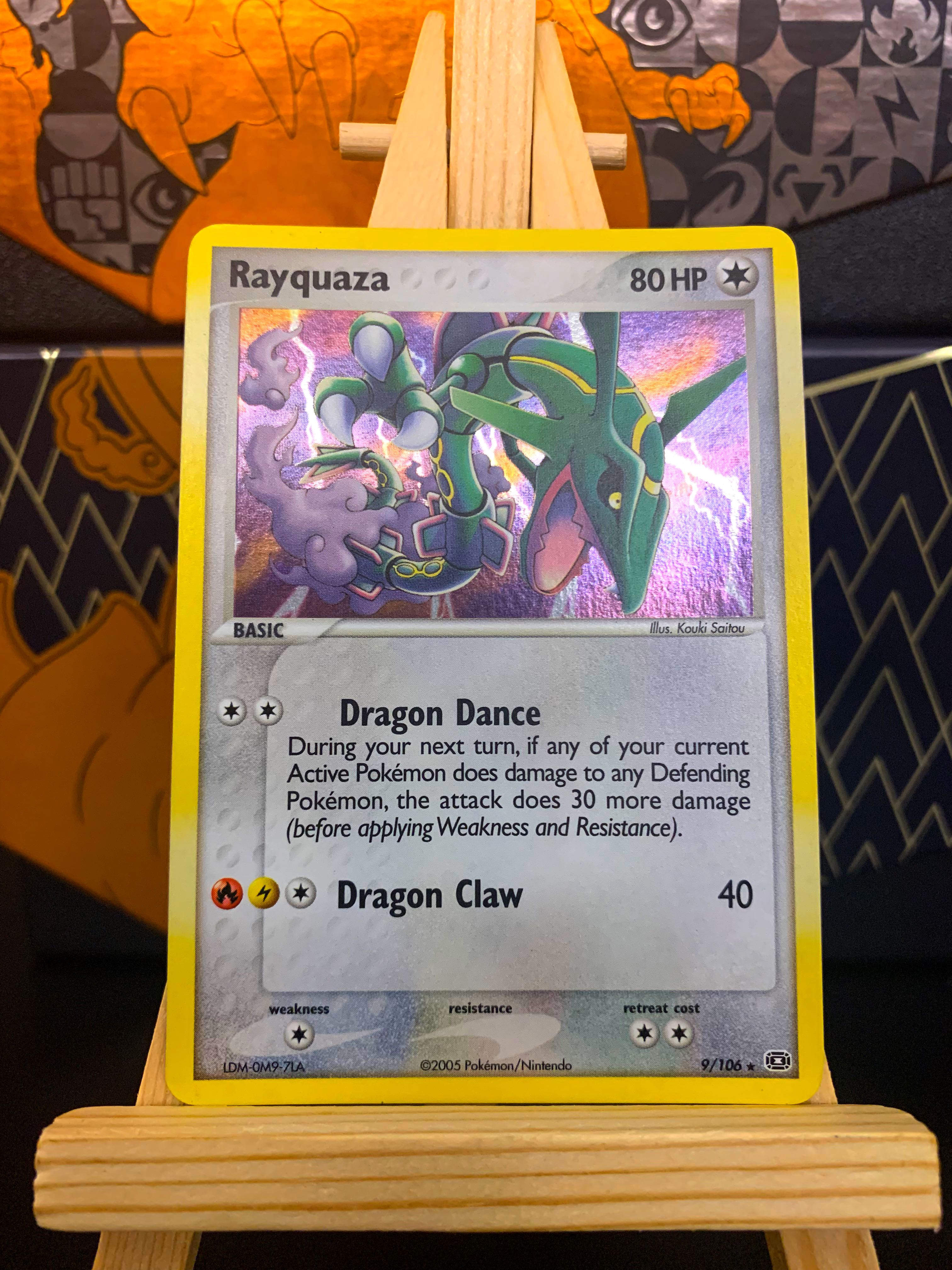 Check the actual price of your Rayquaza 9/106 Pokemon card