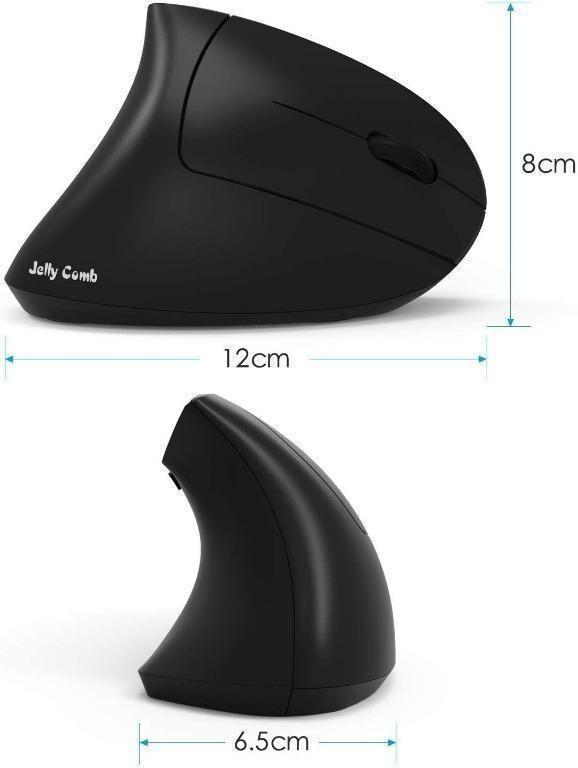 Restock! Jelly Comb Ergonomic Wireless Mouse, MV014 2.4G Silent