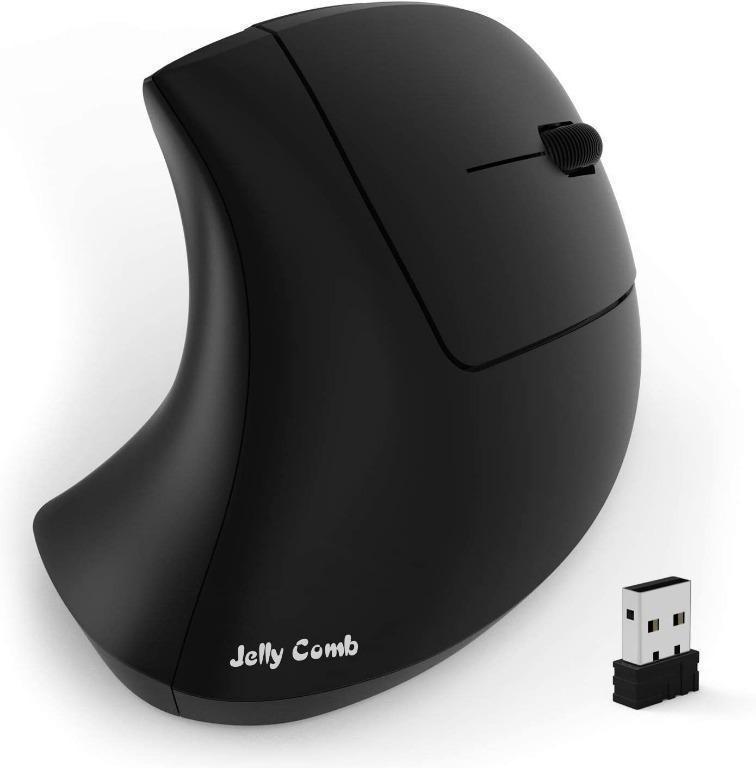 Restock! Jelly Comb Ergonomic Wireless Mouse, MV014 2.4G Silent