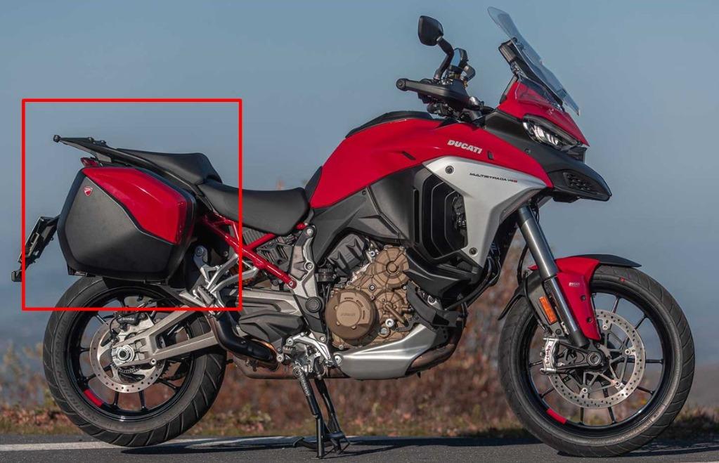 Ducati multistrada top side panniers