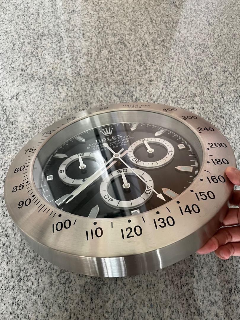 Real rolex wall clock on sale