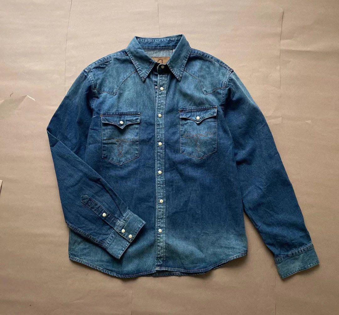 新品未使用 RRL CLAYTON SHIRT COTTON TWILL 日本直営 calcoene.assesi.com