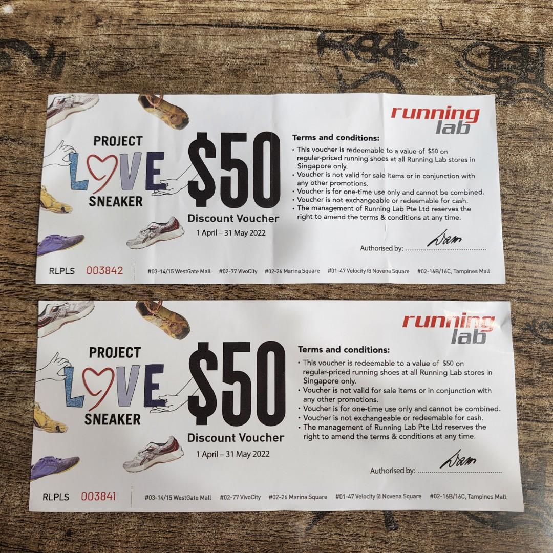 Running lab $5 voucher hotsell