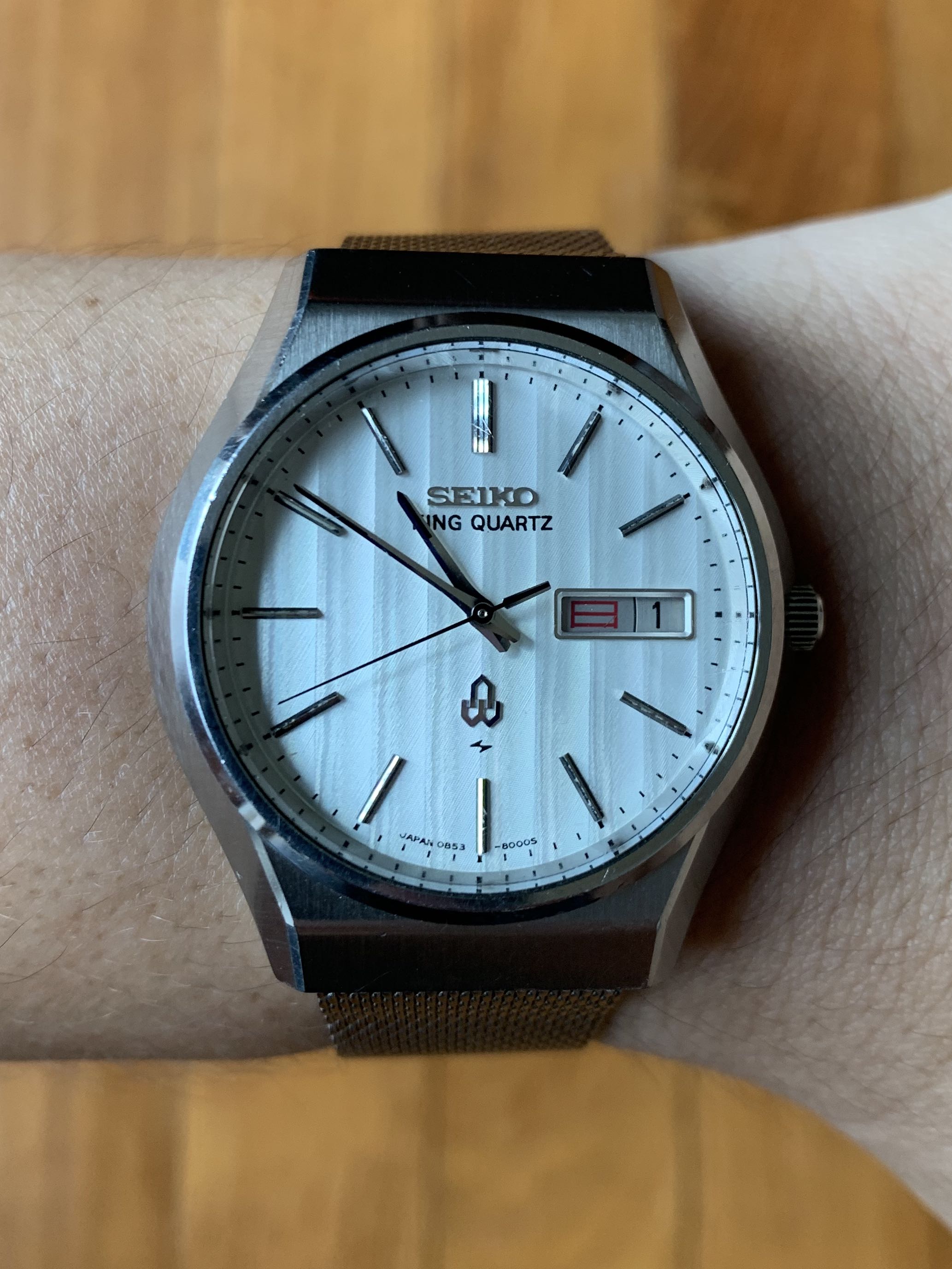 Seiko King Quartz 0853 8001 Men s Fashion Watches Accessories