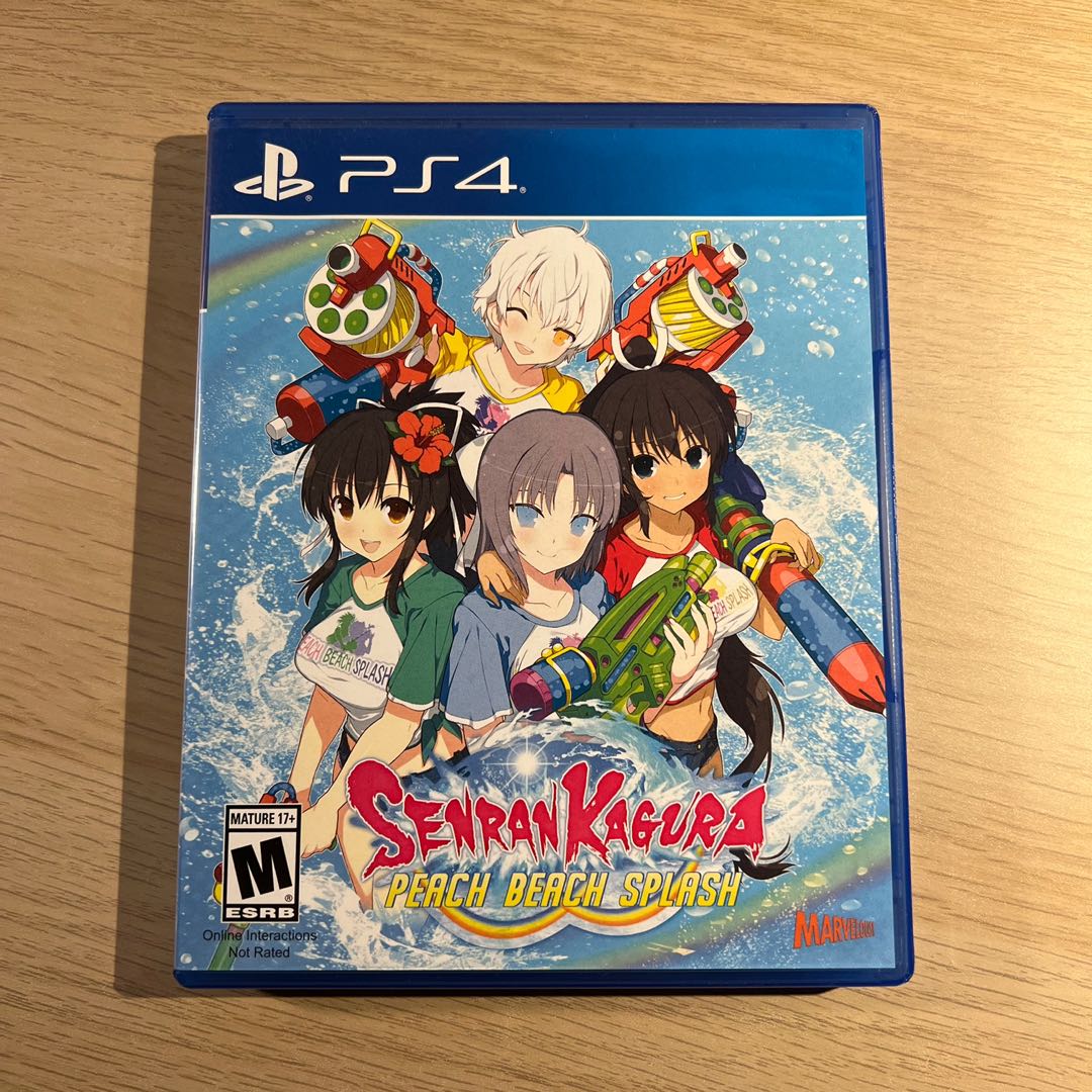 Senran Kagura Peach Beach Splash PS4 English, Video Gaming, Video Games