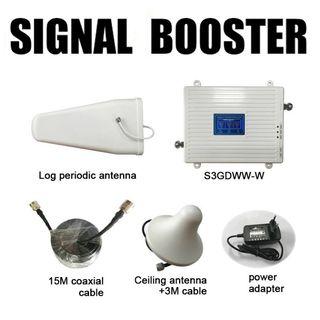 Signal Voice Data Booster Amplifier Triband Cellphone Mobile Internet