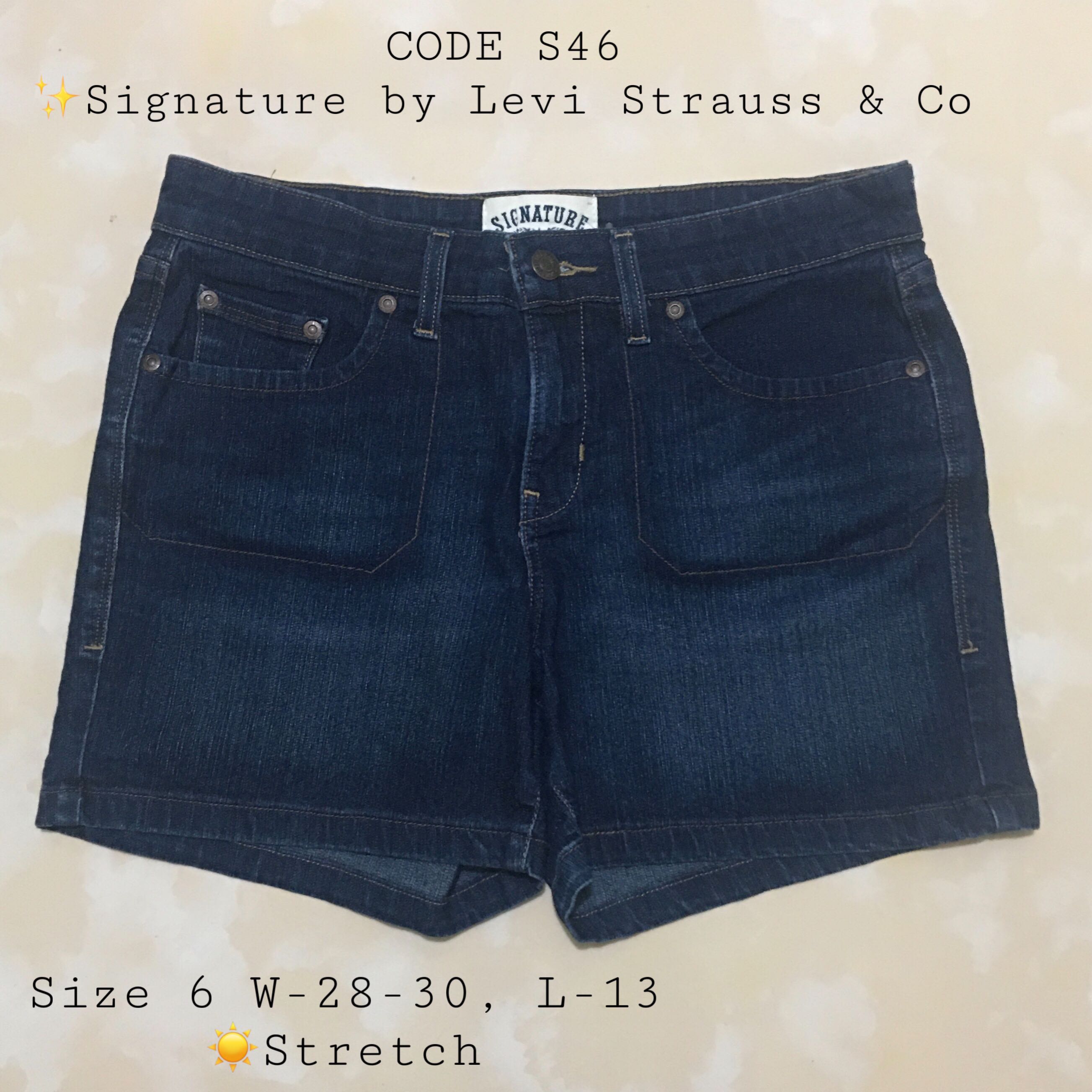 Levi Strauss \u0026Co denim shorts 