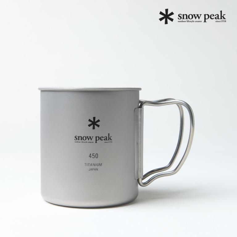 Snowpeak X TONEDTROUT Titanium 450ml Single Wall Cup TT 露營杯雪峰 