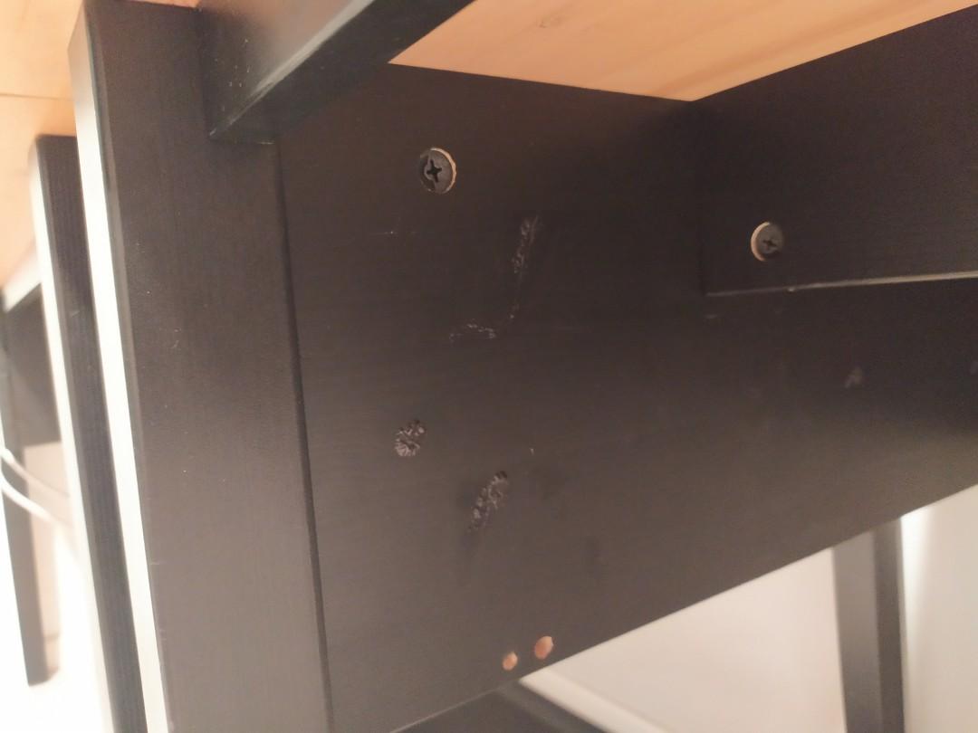 IKEA Solid wood IKEA desk in good condition, Furniture & Home Living, Furniture, Tables & Sets