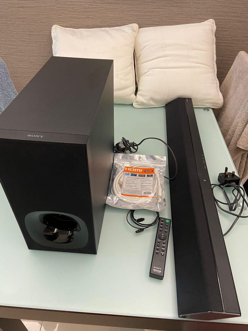 Sony sound bar + subwoofer, 音響器材, Soundbar、揚聲器、藍牙喇叭、耳擴 Carousell