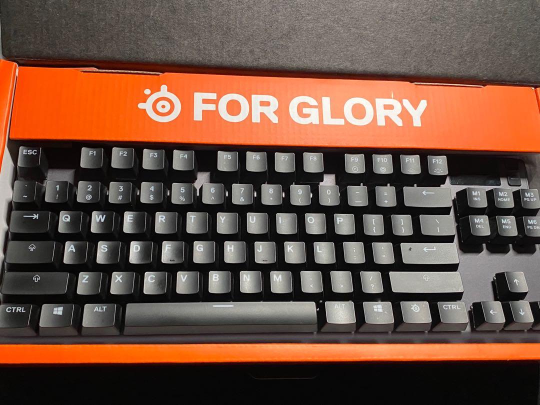 Steelseries Apex 7 tkl (red switches) (Category: Computer Keyboard) located in Manila. Submitted by poloshirtpallanan (Listing ID 1158329974, Image 3). Description: I replaced the keycaps right when I bought it. I will put back the new stock keycaps back on for sure buyers. No issues. Bought from datablitz with OR PM for more info 😊 RFS: naka stock lang sa cabinet because I bought a new keyboard.