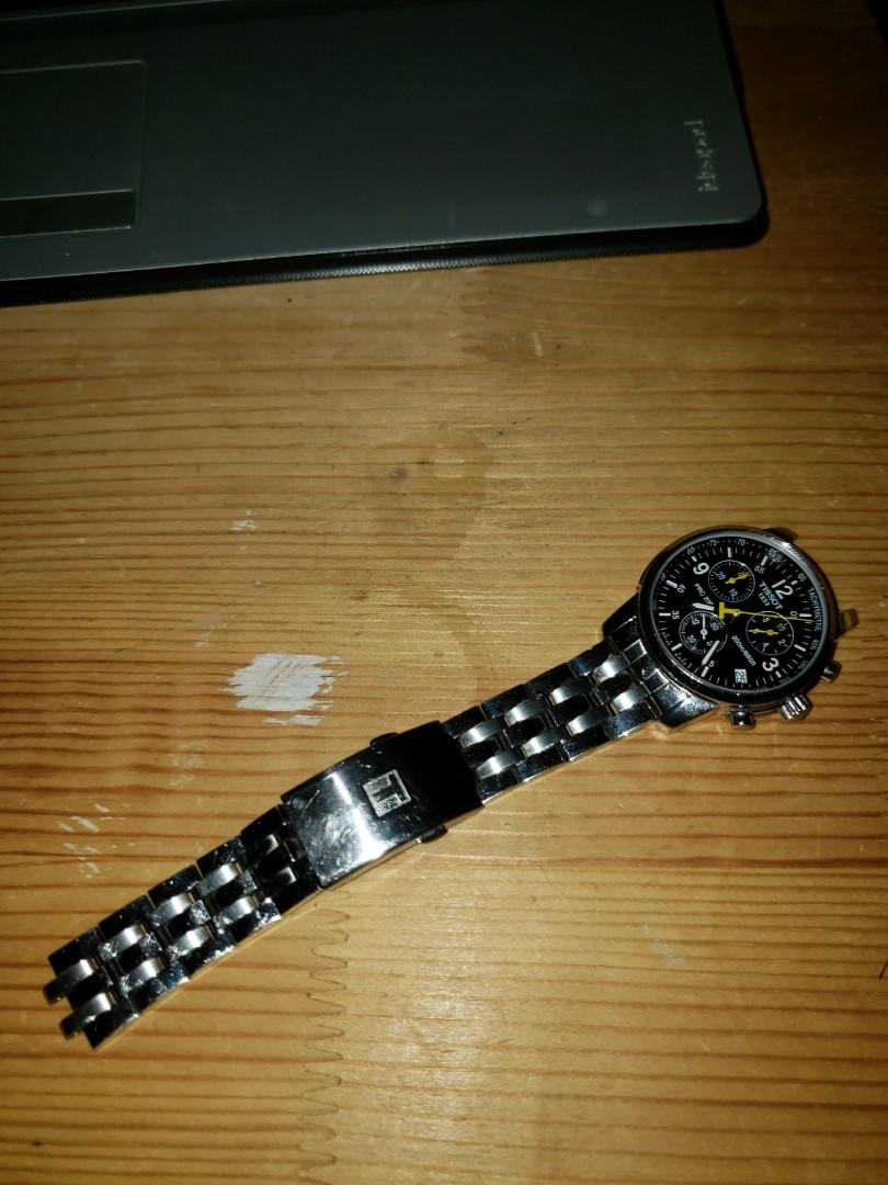 Tissot Men s T17158652 PRC 200 Chronograph Watch Broken watch