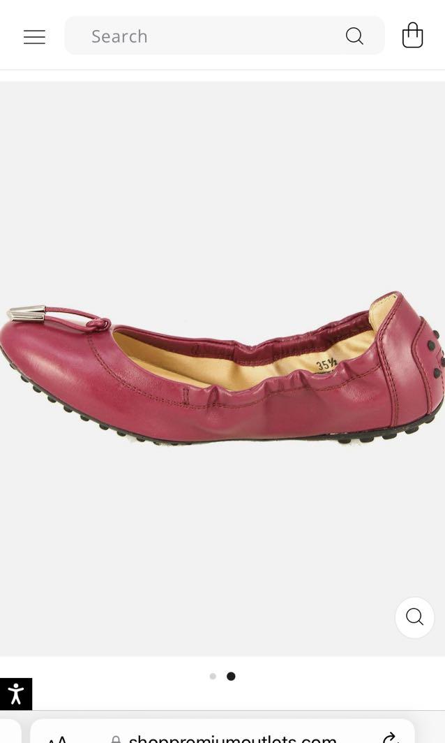 Red patent sales leather ballet flats