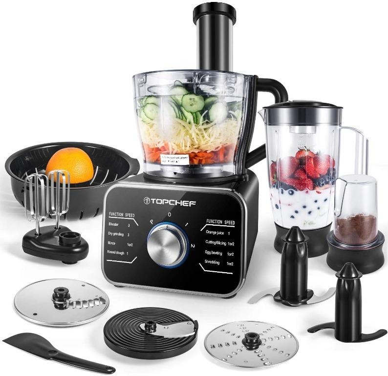 Topchef Food Processor 1100W 11 in 1 Multifunctional Food Processor
