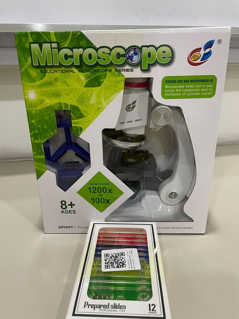 Toy Microscope with free 12 slides, Hobbies & Toys, Toys & Games on ...