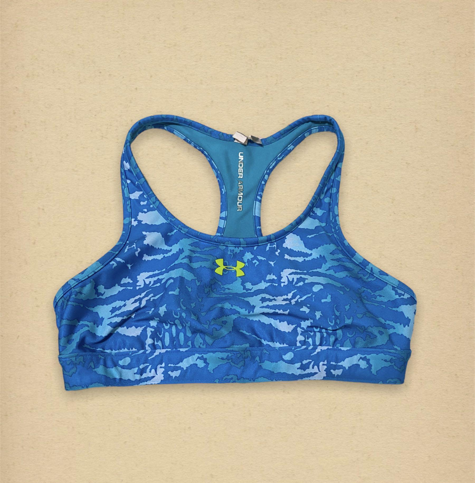 Under Armour Blue Sports Bra (Category: Undergarments & Loungewear) located in Iloilo. Submitted by islagirl_ (Listing ID 1158339984, Image 1). Description: Medium on tag!! So comfyy :-)) Meet-up, shipping or delivery Message me for more details! .