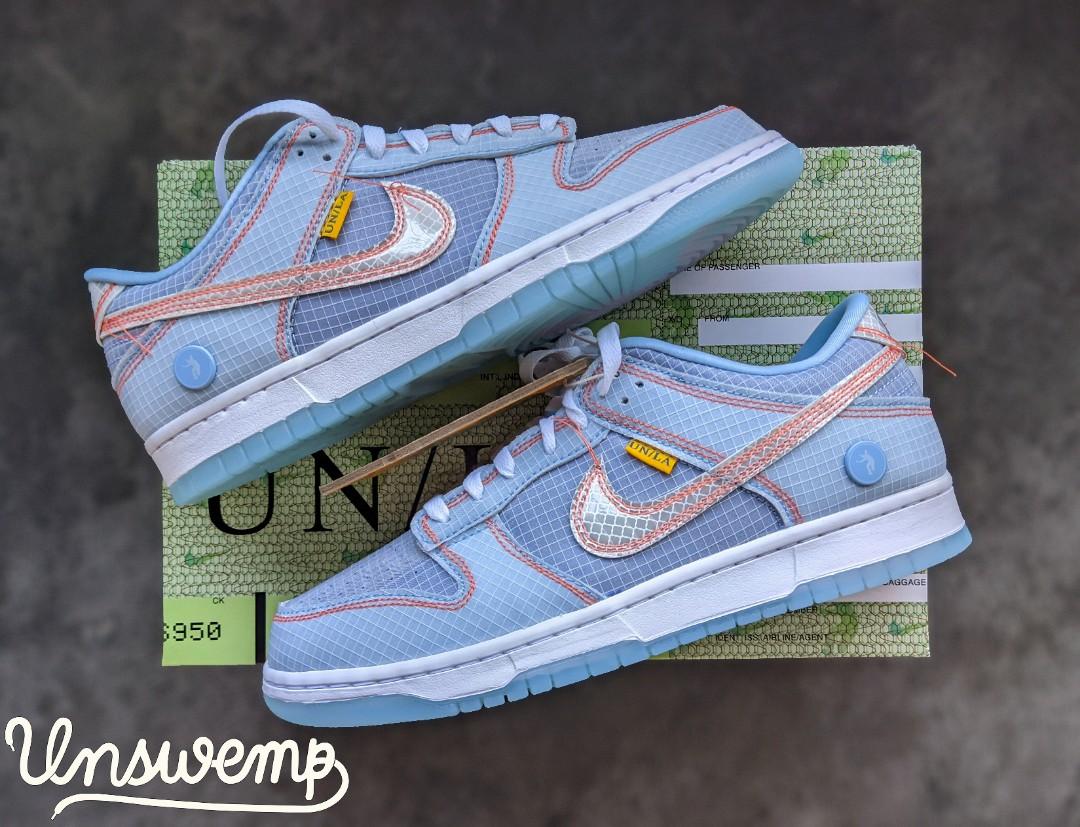 Union LA x Dunk Low 'Passport Pack - Argon', Men's Fashion, Footwear ...