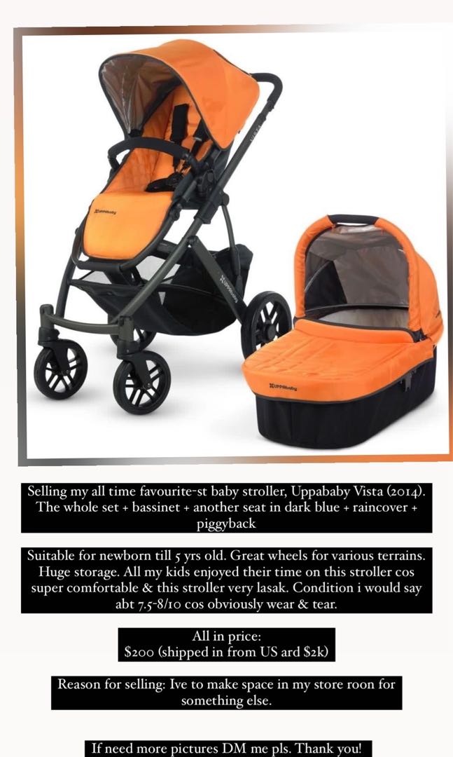 Uppababy top bassinet 2014