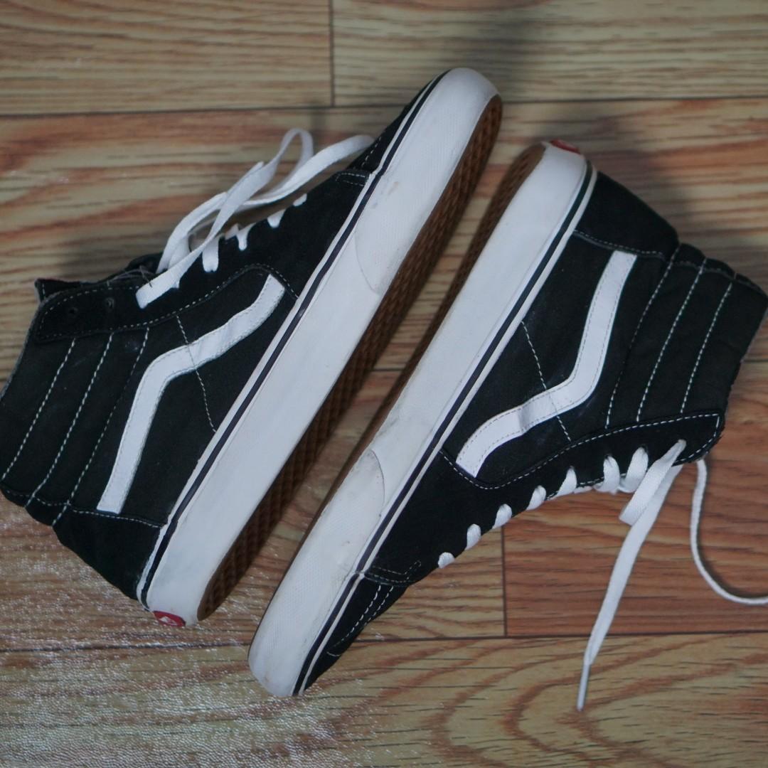 VANS BLACK MID TC6D Fesyen Pria Sepatu Sneakers di Carousell