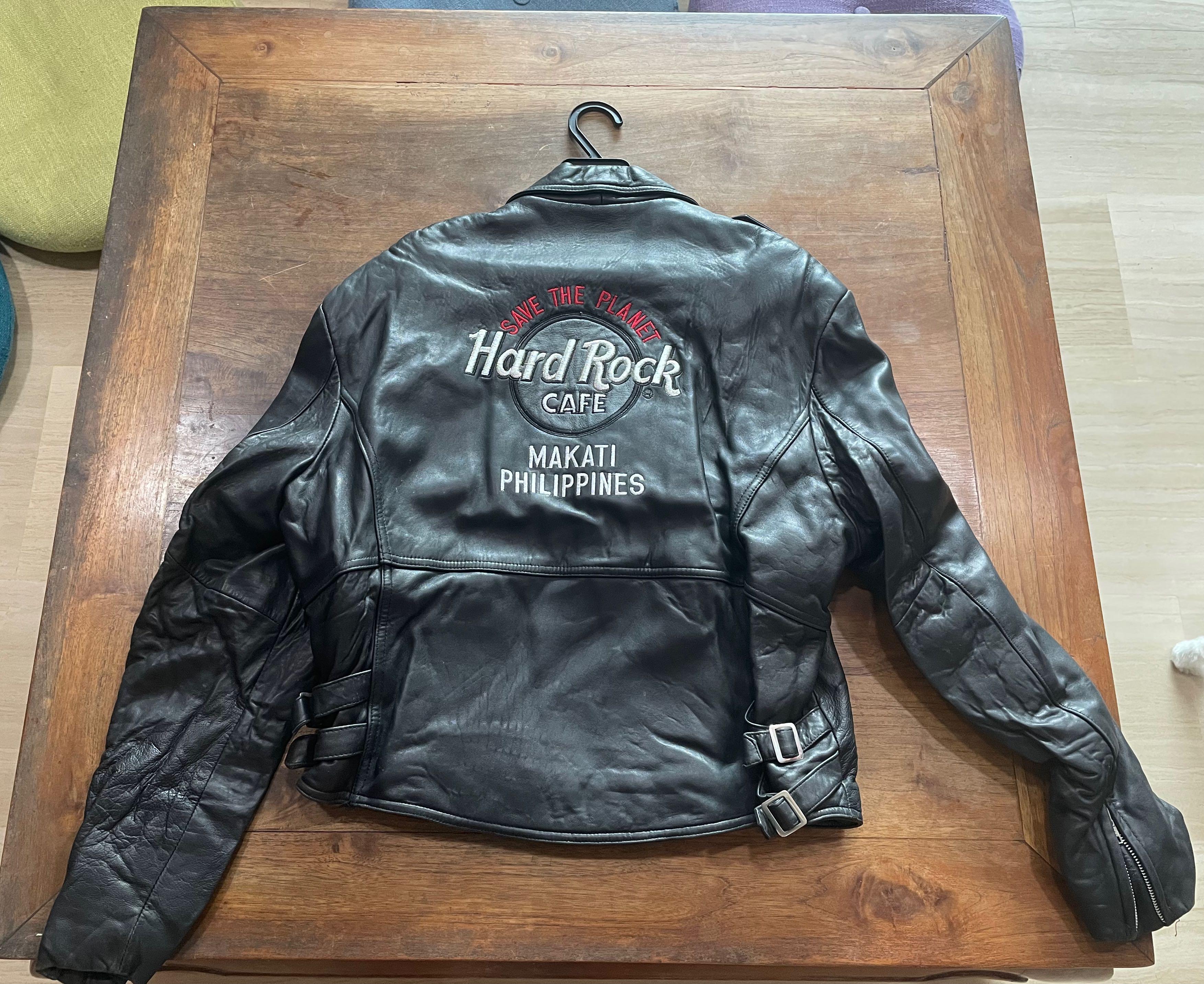 Vintage Hard rock cafe biker jacket, Men's Fashion, Coats, Jackets and ...