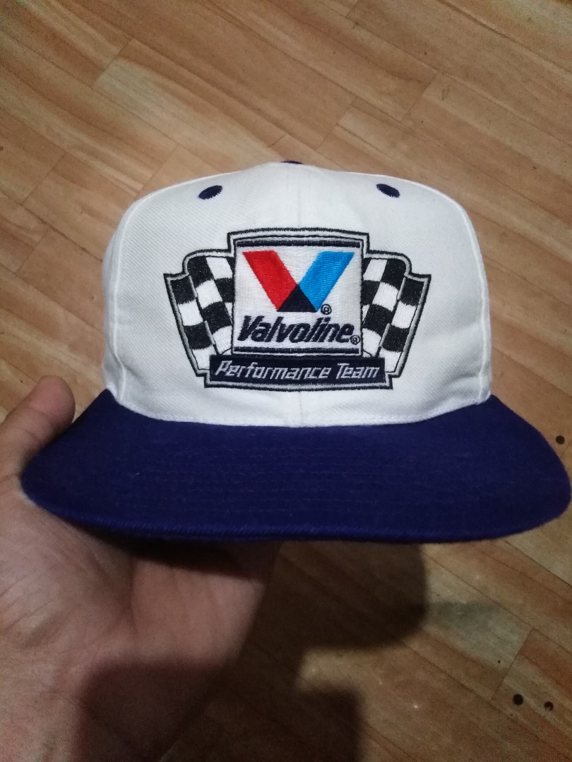 Vintage Valvoline snapback hat, Men's 