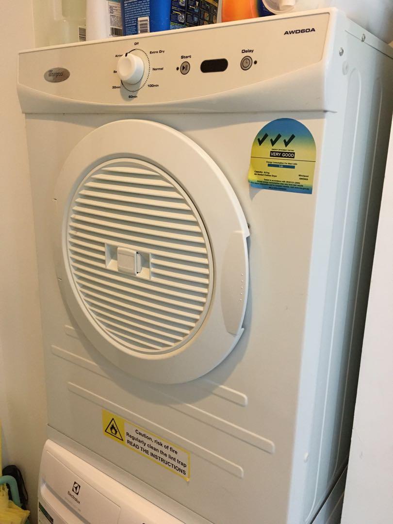 Whirlpool AWD60A Dryer, TV & Home Appliances, Washing Machines and