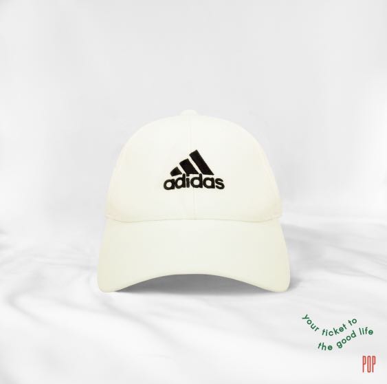White Adidas Golf Cap, Fesyen Pria 