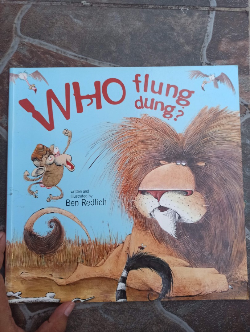 Who flung dung English book, Buku & Alat Tulis, Buku AnakAnak di Carousell