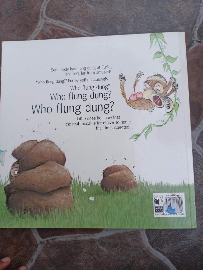 Who flung dung English book, Buku & Alat Tulis, Buku AnakAnak di Carousell