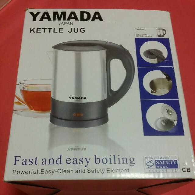 Yamada Electric Kettle Jug (Barely Used!), TV & Home Appliances