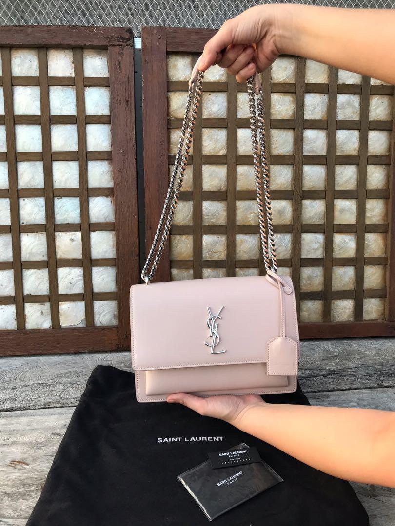 Ysl sunset 2024 bag pink