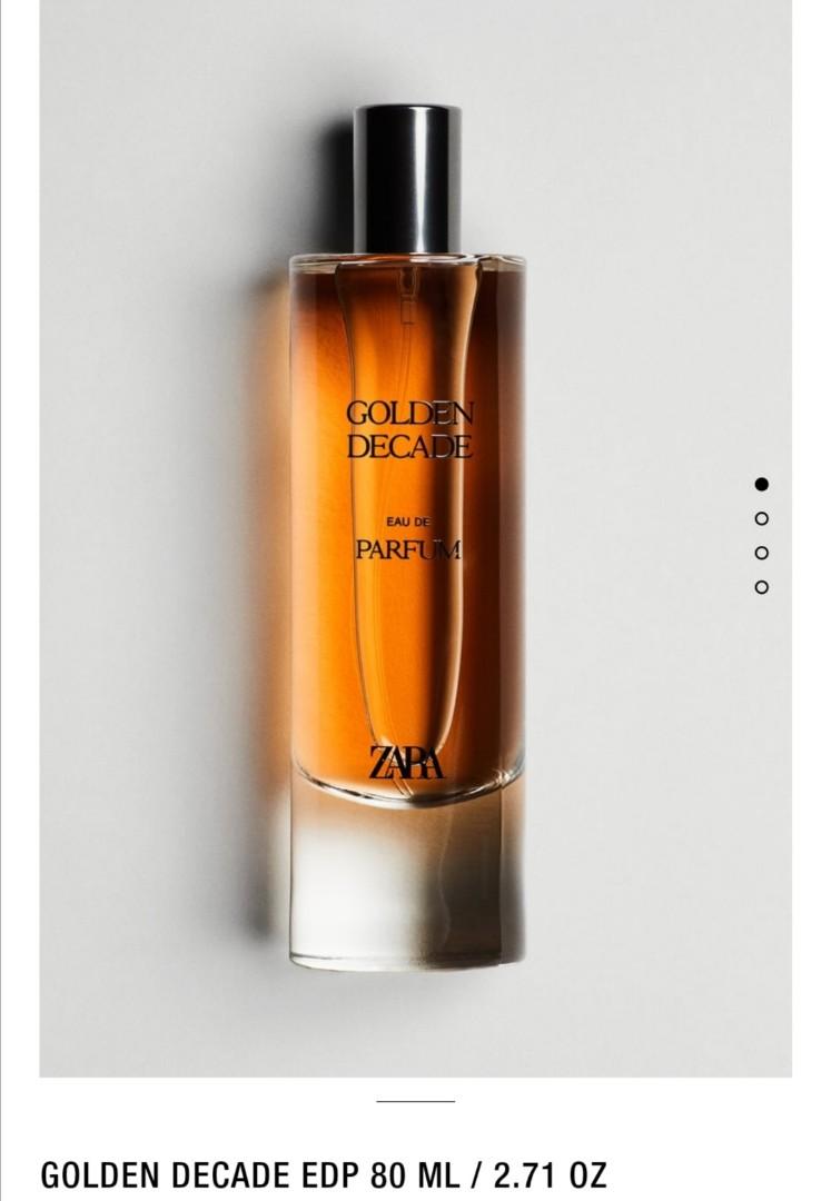 Limited stocks Zara GOLDEN DECADE 80ML perfume, Beauty & Personal Care