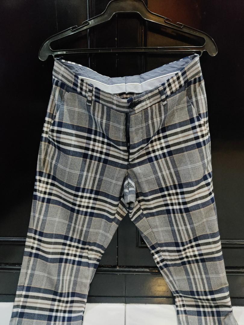 zara man made in Turkey  ZARA Man Mens Plaid Pants Size usa 30 eu 38   eBay