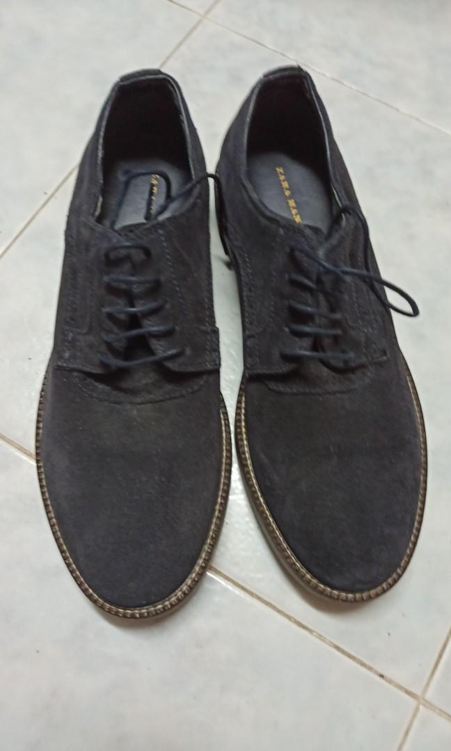 zara suede sneakers