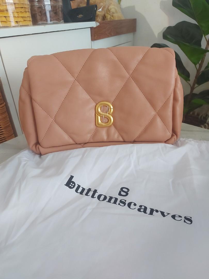 Zoey Bag by Buttonscarves As Is in Peach, Fesyen Wanita, Tas & Dompet