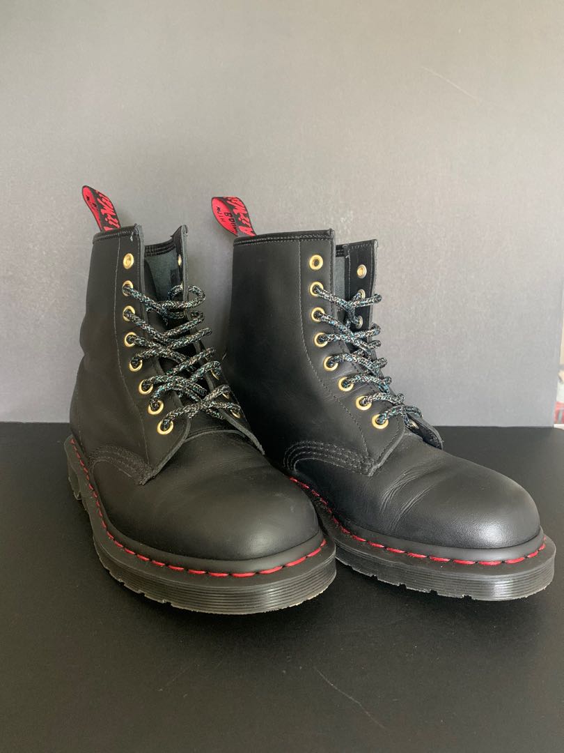 1460 Doc Martens boots red stitching version Women s Fashion