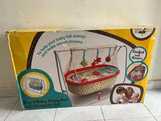 2 in 1 baby swing bed
